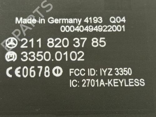 Electronic module MERCEDES-BENZ E-CLASS (W211) E 280 CDI (211.020) | BP7093994M83 