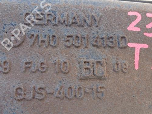 Left rear steering knuckle VW TRANSPORTER T5 Van (7HA, 7HH, 7EA, 7EH) 2.5 TDI | BP31191299M27 