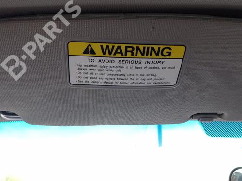 Used Left sun visor Left sun visor KIA SHUMA II Saloon (FB) 1.6 (101 hp) 9132862 9132862