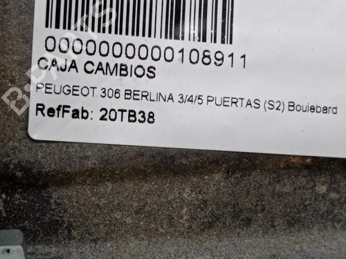 Gearbox PEUGEOT 306 (7B, N3, N5) 1.9 D | BP10509156M3 