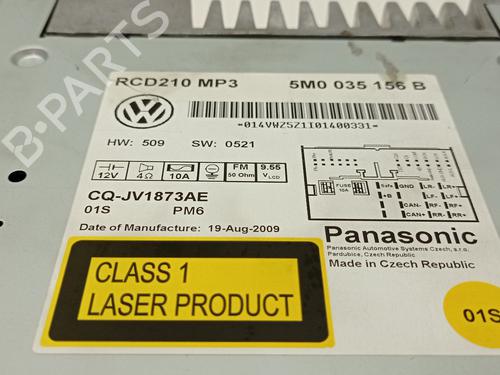 Radio VW POLO V (6R1, 6C1)  | BP24598043E6 