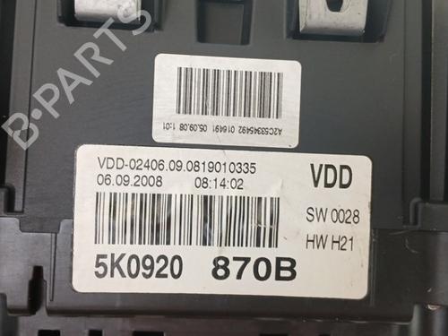 Instrument cluster VW GOLF VI (5K1) 1.4 TSI | BP36927599C47 - Image 7