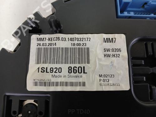Instrument cluster SEAT Mii (KF1, KE1) 1.0 | BP36924673C47 - Image 4