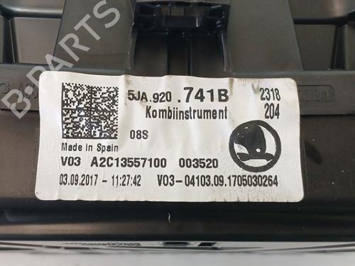 Instrument cluster SKODA RAPID Spaceback (NH1) 1.4 TDI | BP36924911C47 - Image 6