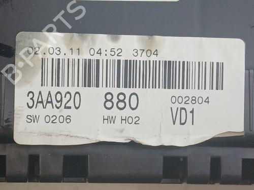 Instrument cluster VW PASSAT B7 Variant (365) 1.4 TSI | BP39710984C47  - Image 6