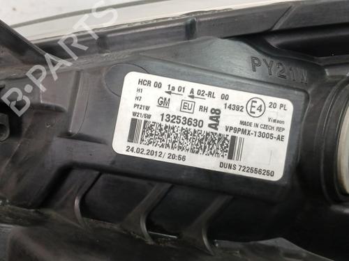 Right headlight OPEL MERIVA B MPV (S10) 1.4 LPG (75) | BP36932195C29  - Image 7