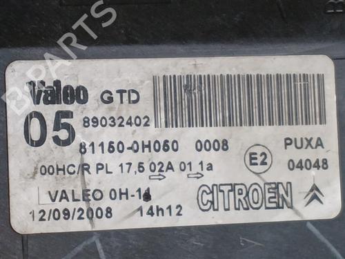 Left headlight CITROËN C1 (PM_, PN_) 1.0 | BP39237933C28 - Image 7