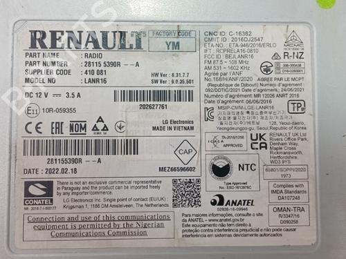 Radio RENAULT KADJAR (HA_, HL_) 1.3 TCe 140 (HLNB, HLN1) | BP36924069E6  - Image 6