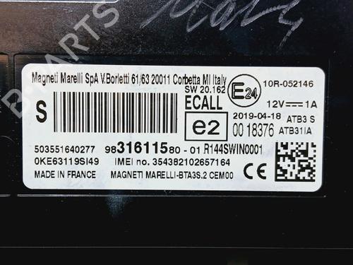 Electronic module CITROËN C3 III (SX) 1.5 BlueHDi 100 (SXYHYP, SXYHTU) | BP36921396M83 - Image 3