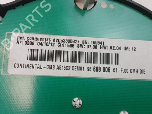 Instrument cluster CITROËN C3 II (SC_) 1.6 HDi | BP36932370C47 - Image 7