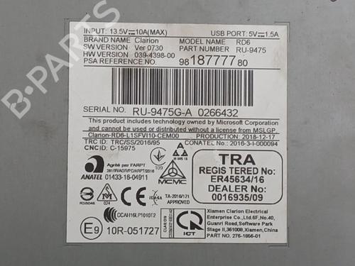 Control unit OPEL COMBO Box Body/MPV (K9) 1.6 D | BP39237999M11 - Image 6