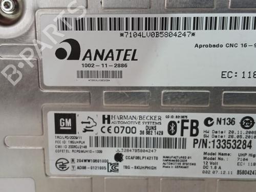 Electronic module OPEL ZAFIRA TOURER C (P12) 1.8 (75) | BP36924609M83 - Image 4