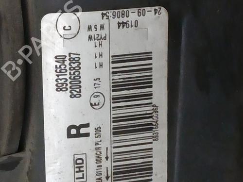 Right headlight RENAULT MODUS / GRAND MODUS (F/JP0_) 1.2 16V (JP0W) | BP39098257C29 - Image 8