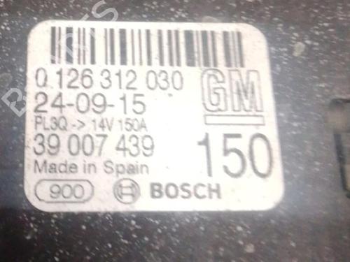 Alternator OPEL CORSA E (X15) 1.3 CDTI (08, 68) | BP38222381M7 - Image 3