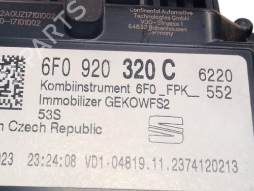 Instrument cluster SEAT ARONA (KJ7, KJP) 1.0 TSI | BP38212652C47 - Image 3