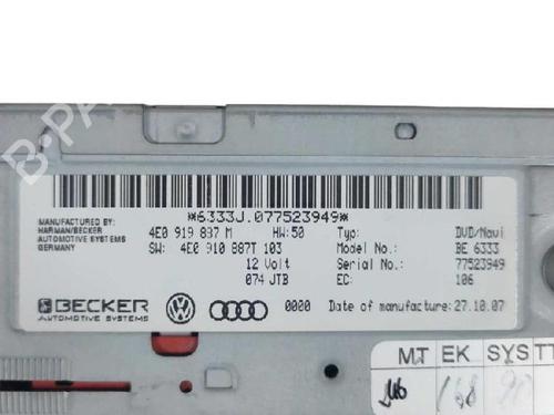 Radio AUDI A4 B8 (8K2) 2.0 TDI quattro | BP38223544E6 - Image 4