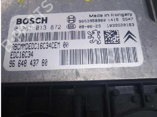 Control unit CITROËN C5 III (RD_) 1.6 HDi 110 (RD9HZC) | BP38213106M11 - Image 4