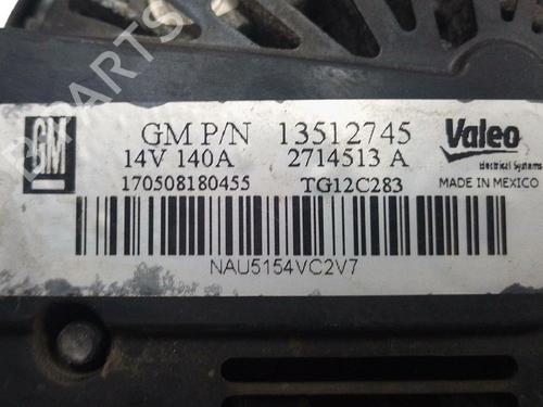alternator-opel-astra-j-saloon-2012-38220281 main image