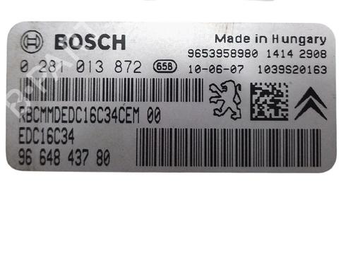Control unit PEUGEOT PARTNER Box Body/MPV 1.6 HDi | BP38222999M11 - Image 5