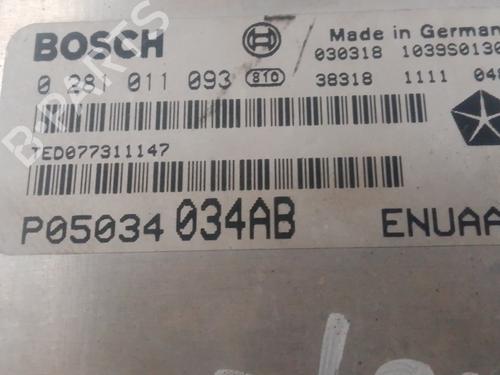 Control unit CHRYSLER PT CRUISER (PT_) 2.2 CRD | BP38216090M11 - Image 2