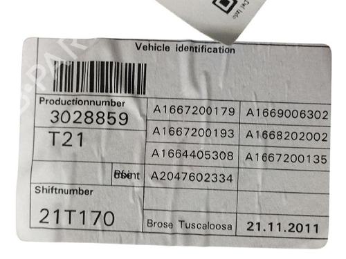 Front left window mechanism MERCEDES-BENZ M-CLASS (W166) ML 350 BlueTEC 4-matic (166.024, 166.023) | BP38795026C22 - Image 2