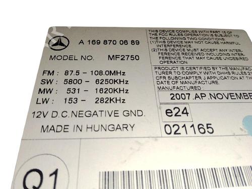 Used Radio Radio 39424866 39424866