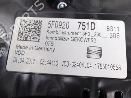 Quadrante SEAT ATECA (KH7, KHP) 2.0 TDI | BP38222341C47 - Image 4