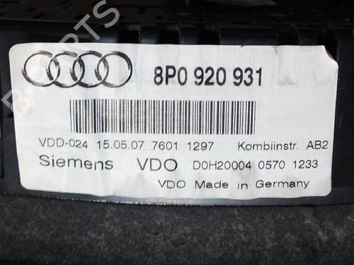 instrument-cluster-audi-a3-8p1-2003-2004-2005-2006-2007-2008-2009-2010-2011-2012-2013-38718379 main image