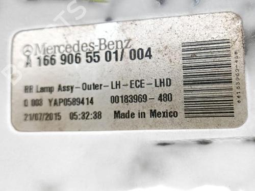Left taillight MERCEDES-BENZ M-CLASS (W166) ML 350 BlueTEC 4-matic (166.024, 166.023) | BP38204174C34 - Image 5