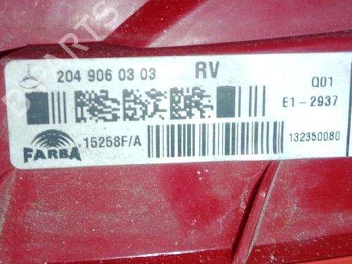 right-taillight-mercedes-benz-c-class-w204-2007-2008-2009-2010-2011-2012-2013-2014-2015-38222235 main image