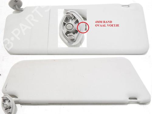 Used Left sun visor Left sun visor PEUGEOT PARTNER MPV (5_, G_) 1.6 16V (109 hp) 36604048 36604048