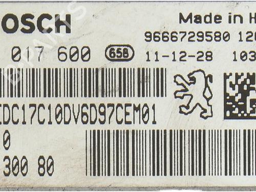 Engine control unit (ECU) CITROËN C3 II (SC_) 1.6 HDi | BP36637524M57 - Image 2