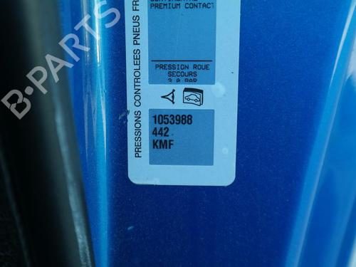 Ignition barrel PEUGEOT 206 CC (2D) 1.6 16V (2DNFUF, 2DNFUR) | BP36616462M48  - Image 7
