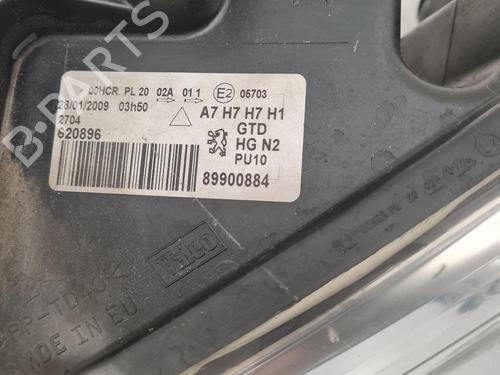 Used Left headlight Left headlight PEUGEOT 207 CC (WD_) 1.6 16V Turbo (150 hp) 36636940 36636940