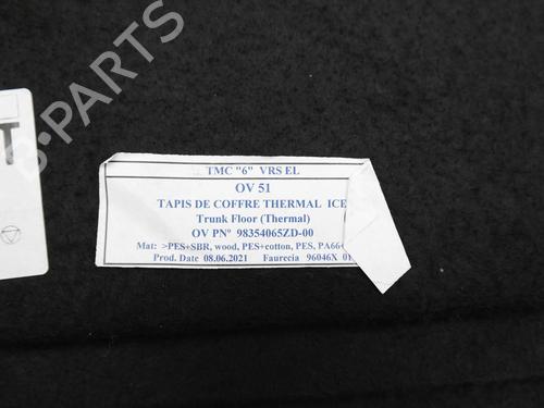 Bagagerumsgulv Bagagerumsgulv OPEL CORSA A TR (S83) 1.0 (F11, M11, F19, M19) (45 hp) 36632612 36632612