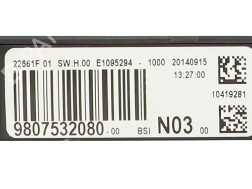 Control unit PEUGEOT 2008 I (CU_) 1.2 VTi | BP37253329M11 - Image 8