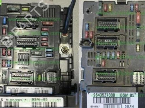 Fuse box PEUGEOT 307 CC (3B) 2.0 16V | BP36630072E1 - Image 12