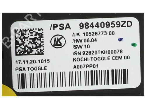 Used Electronic module Electronic module DS DS 4 II (FR_, FB_, F3_, FP_) BlueHDi 130 (FBYHZT) (130 hp) 36631859 36631859