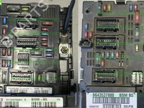 Fuse box PEUGEOT 307 CC (3B) 2.0 16V | BP36636093E1 - Image 12