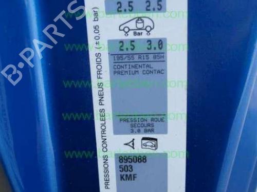 Fuse box PEUGEOT 206 CC (2D) 1.6 16V (2DNFUF, 2DNFUR) | BP36604193E1  - Image 7
