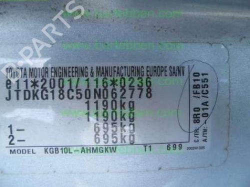 Electronic sensor TOYOTA AYGO (_B1_) 1.0 (KGB10_, KGB10R) | BP36607744M84 - Image 2
