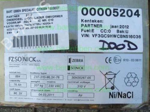 Engine PEUGEOT PARTNER Box Body/MPV (5_, G_) 1.6 HDi 75 | BP36607777M1  - Image 21