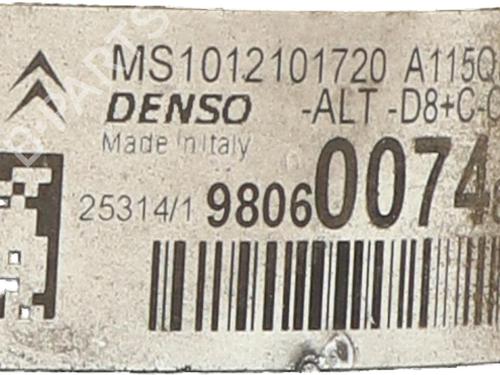 Alternator PEUGEOT 2008 I (CU_) 1.2 VTi | BP37277335M7 - Image 5