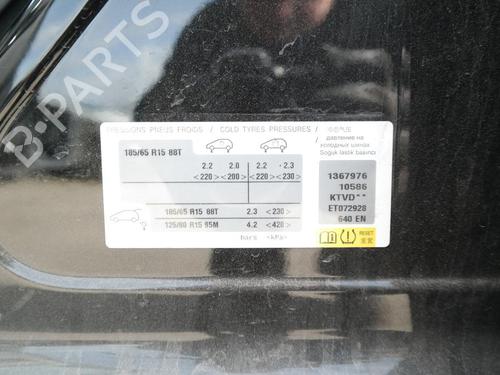 Electronic sensor PEUGEOT 208 I (CA_, CC_) 1.2 VTI 82 | BP36609630M84 - Image 15