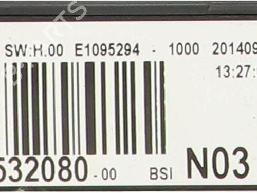 Engine control unit (ECU) PEUGEOT 2008 I (CU_) 1.2 VTi | BP37253329M57 - Image 8