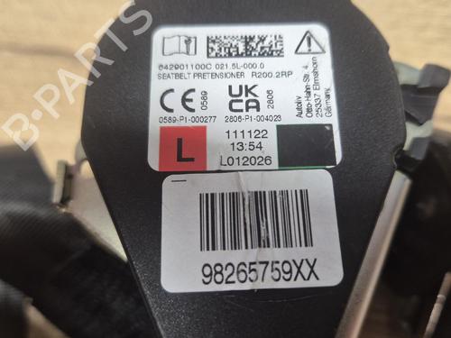 Rear left seatbelt CITROËN C3 III (SX) 1.2 PureTech 82 | BP38258939I29 - Image 2