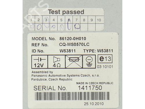 Auto-radio Auto-radio 37480543 37480543