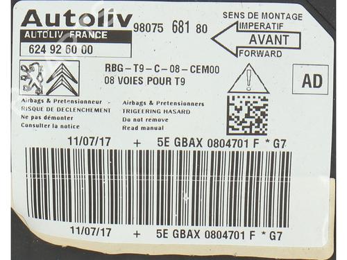 Airbag styreenhed Airbag styreenhed PEUGEOT 308 SW II (LC_, LJ_, LR_, LX_, L4_) 1.2 THP 130 (131 hp) 36638866 36638866