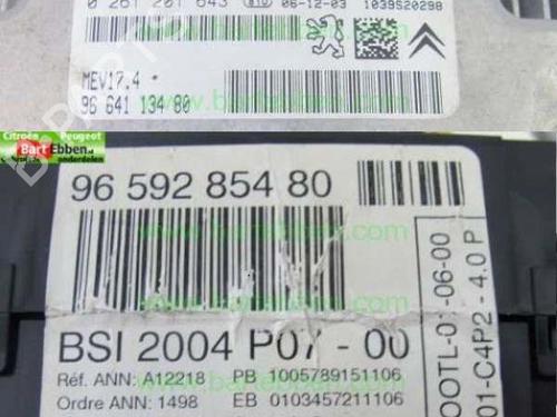 Used Control unit Control unit PEUGEOT 207 (WA_, WC_) 1.6 16V VTi (120 hp) 36605618 36605618