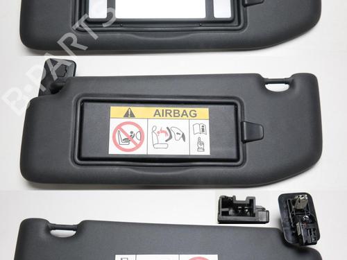 Venstre solskærm Venstre solskærm PEUGEOT 208 I (CA_, CC_) 1.6 HDi (92 hp) 36616459 36616459